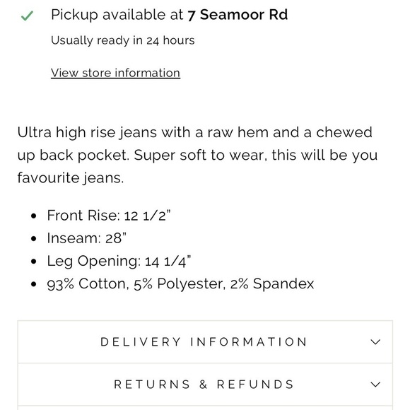 Paige Hoxton Mariska Jeans - Picture 6 of 10